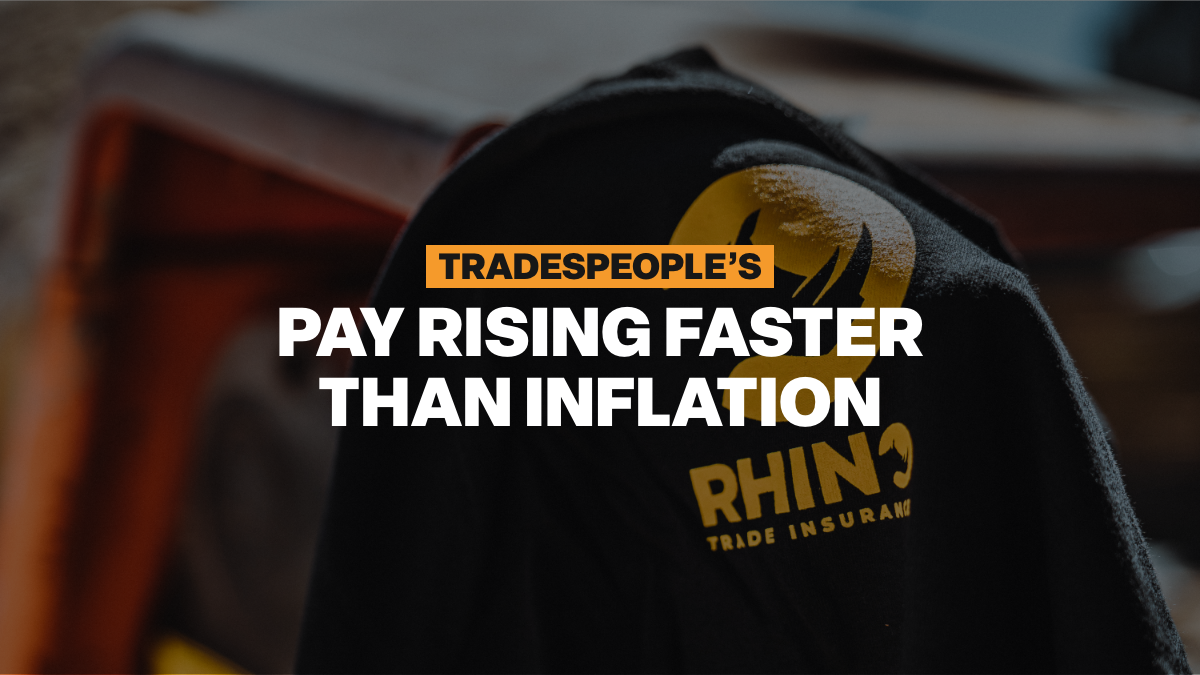 Tradespeople's Pay Rising Faster Than Inflation